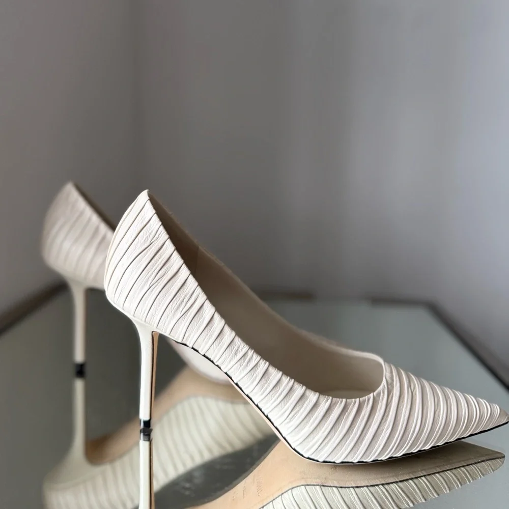 Like new JIMMY CHOO Love Ruched Pump $850 40.5